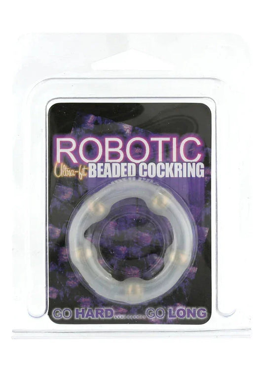 Robotic Beaded Cockring by Seven Creations - Happytoys Sexshop: online sex shop for Feeling Happy & Easy 😊 - Discreet geleverd
