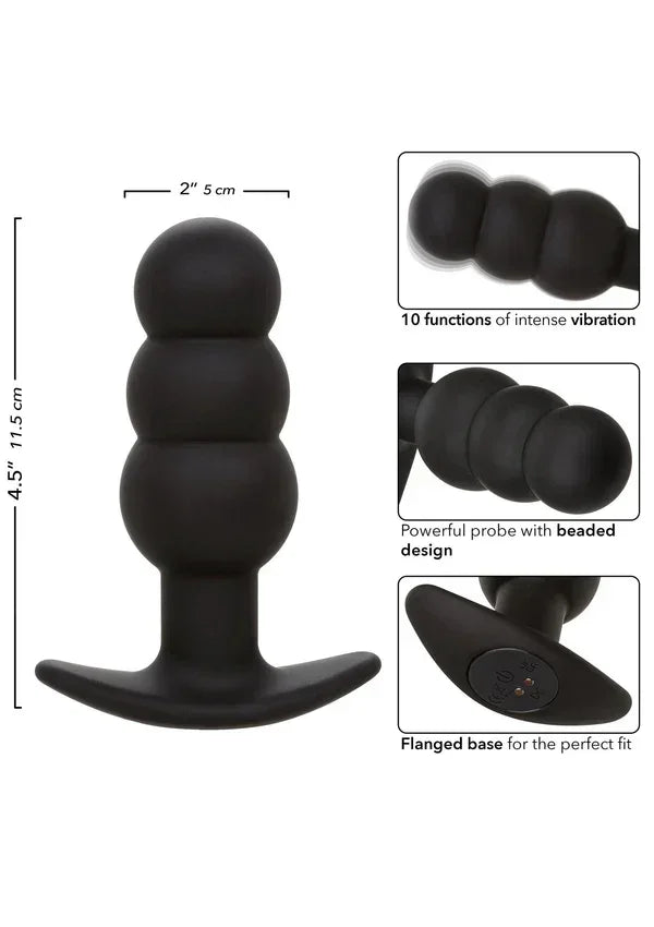 Bestel: Rock Bottom Beaded Probe by CalExotics - bij Happytoys.nl, happytoys.be, Happytoys.ae: erotische sex webshop | liever Happy dan Easy ⭐⭐⭐⭐⭐