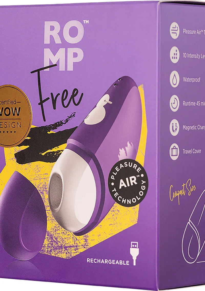 Bestel: Free Airpressure Vibrator by Romp - bij Happytoys.nl, happytoys.be, Happytoys.ae: erotische sex webshop | liever Happy dan Easy ⭐⭐⭐⭐⭐
