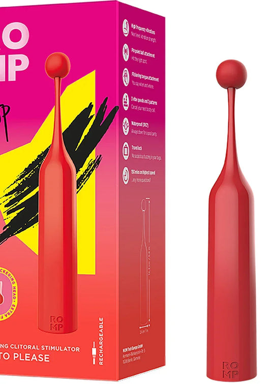 Pop tip vibrator by Romp - Happytoys Sexshop: online sex shop for Feeling Happy & Easy π - Discreet geleverd