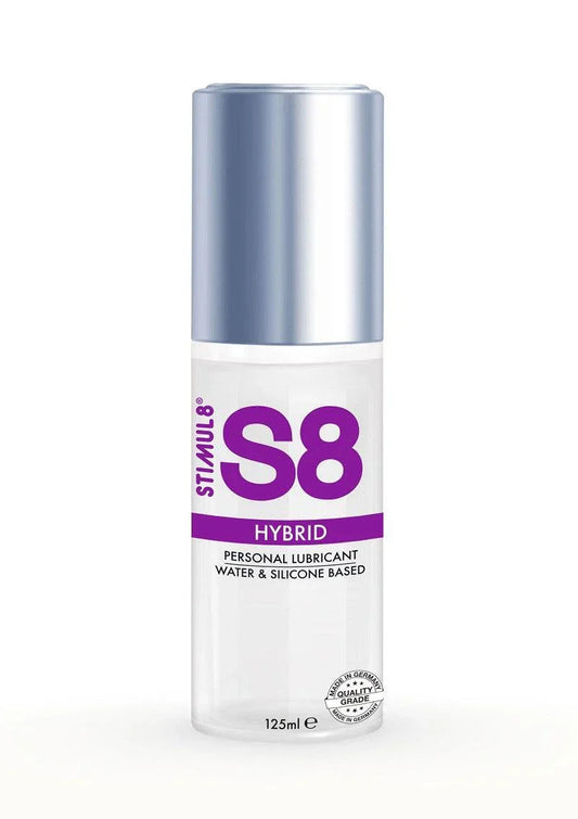 S8 Hybrid Lube 125ml Glijmiddel - Happytoys Sexshop: Toys for Feeling Happy & Easy ๐ - Discreet geleverd