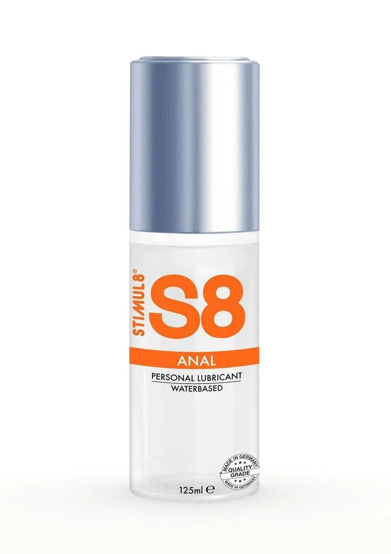 S8 Waterbased Anal Lube 125ml Anaal Glijmiddel - Happytoys Sexshop: online sex shop for Feeling Happy & Easy 😊 - Discreet geleverd