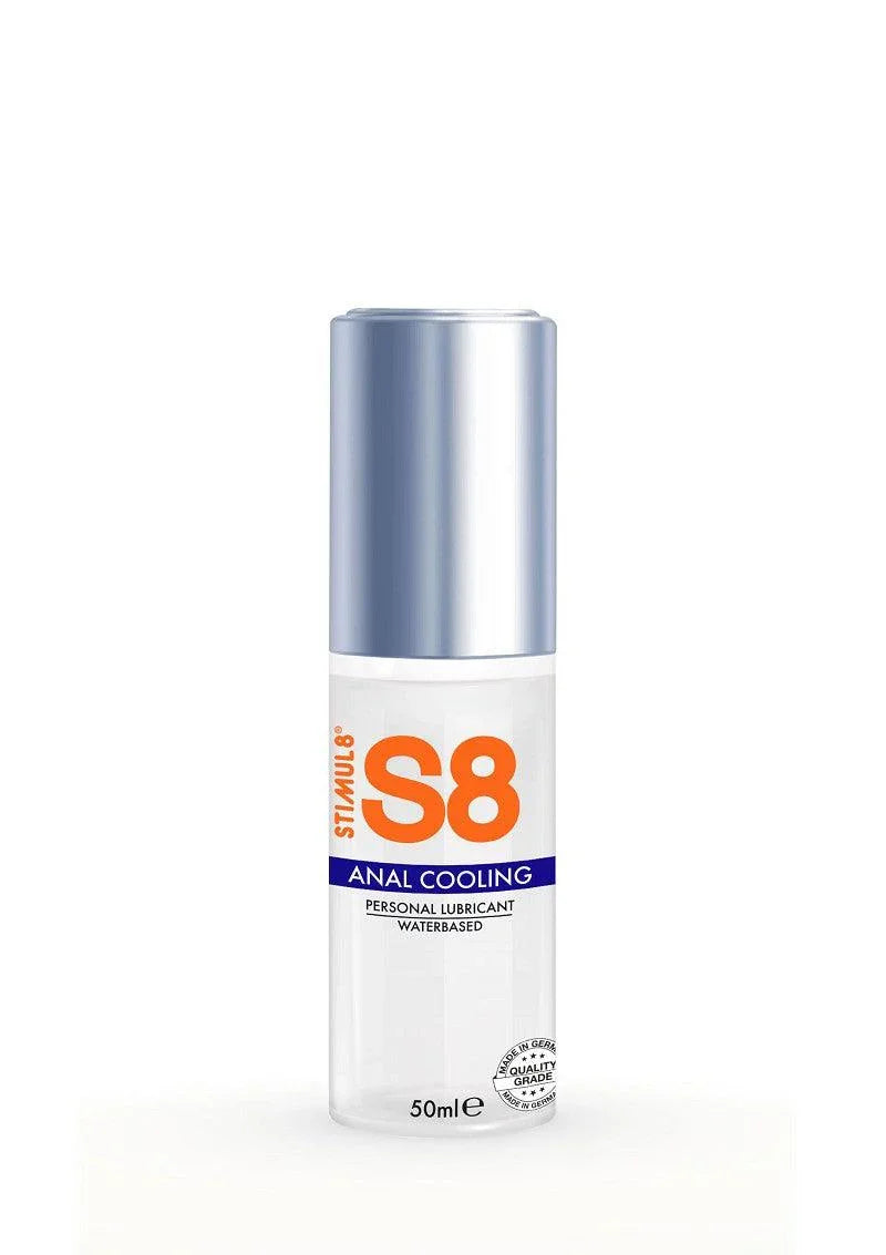S8 Waterbased Cooling Anal Lube 50ml verkoelend anaal glijmiddel - Happytoys Sexshop: online sex shop for Feeling Happy & Easy 😊 - Discreet geleverd