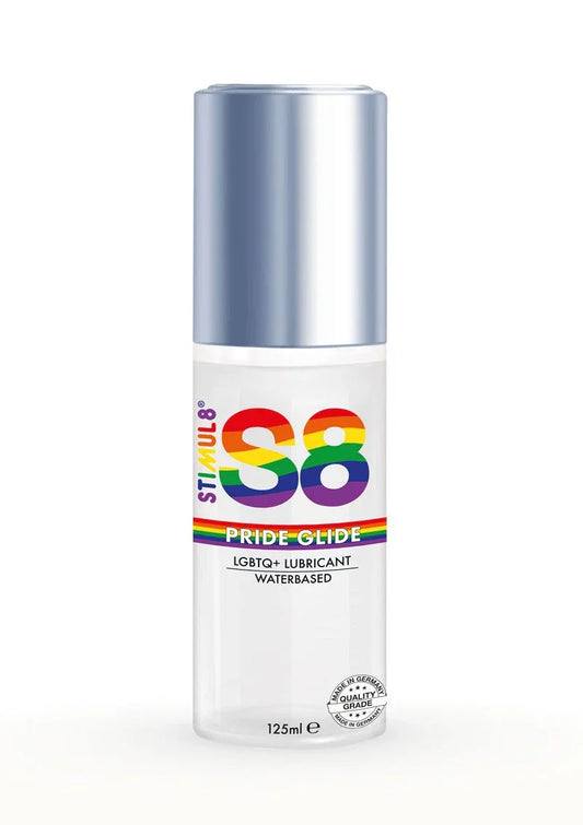 ♂ ♀ S8 Waterbased Pride Glide Lube 125ml Glijmiddel - Happytoys Sexshop: Toys for Feeling Happy & Easy 😊 - Discreet geleverd