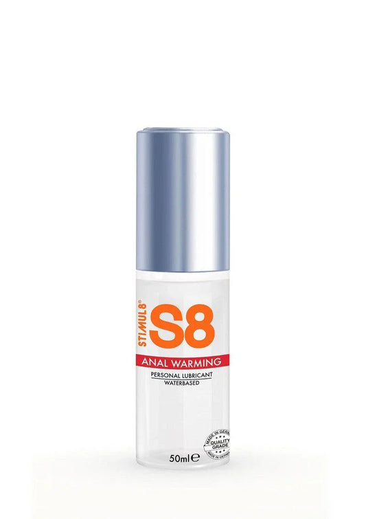 S8 Waterbased Warming Anal Lube 50ml - Happytoys Sexshop: Toys for Feeling Happy & Easy π - Discreet geleverd