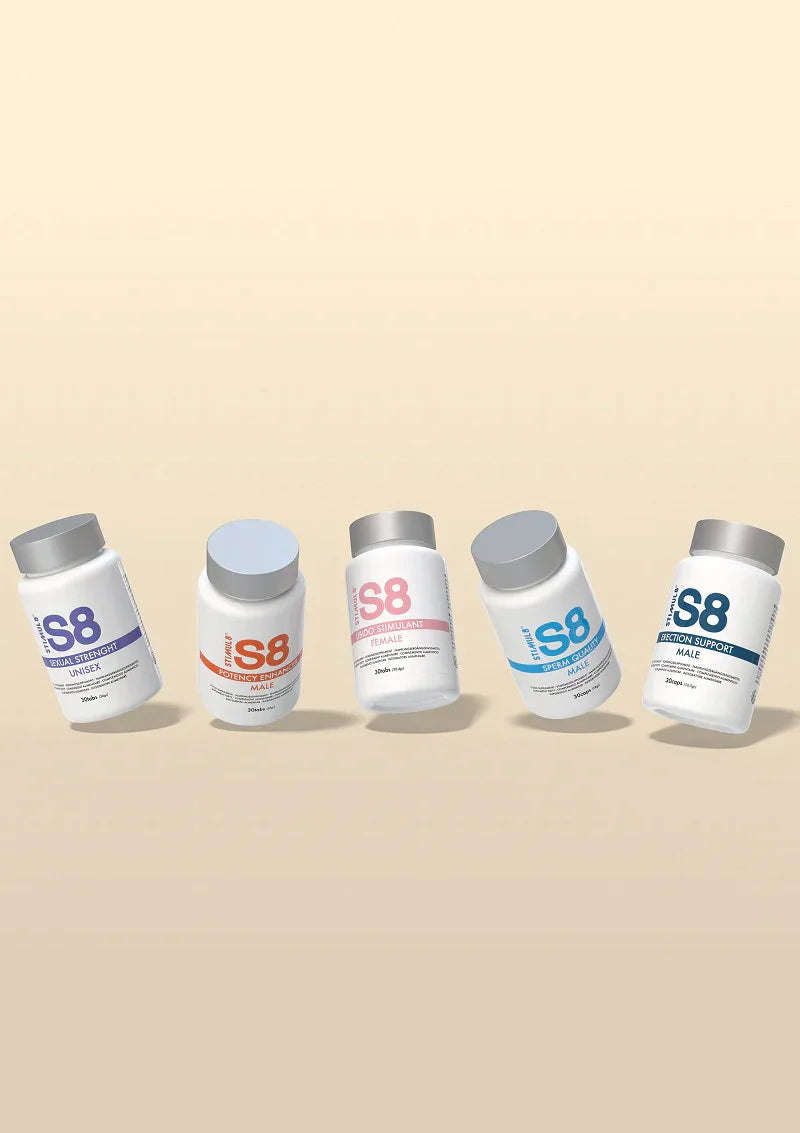 S8 Sexual Strength Tabs 30 Pcs by S8 - Happytoys Sexshop: online sex shop for Feeling Happy & Easy 😊 - Discreet geleverd