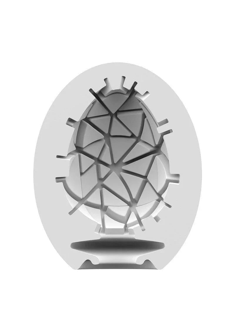 Satisfyer Masturbator Egg Crunchy 1pcs Masturbator - Happytoys Sexshop: Toys for Feeling Happy & Easy 😊 - Discreet geleverd