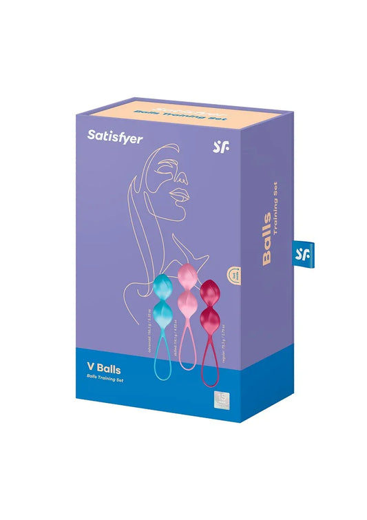 V-Balls 3pcs by Satisfyer - Happytoys Sexshop: Toys for Feeling Happy & Easy π - Discreet geleverd