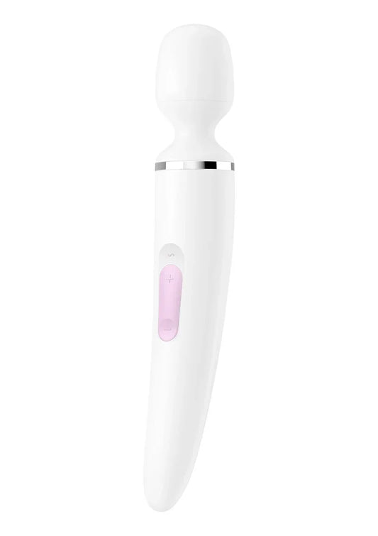 Wand-er women White by Satisfyer - Happytoys Sexshop: online sex shop for Feeling Happy & Easy 😊 - Discreet geleverd