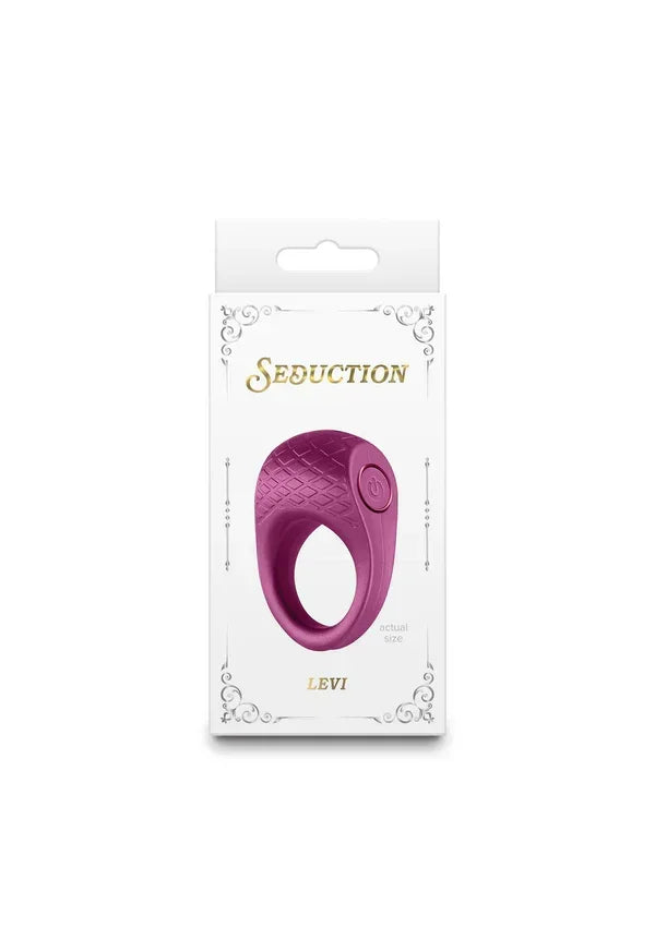 Bestel: Seduction Levi vibrating cock ring by NS Novelties - bij Happytoys.nl, happytoys.be, Happytoys.ae: erotische sex webshop | liever Happy dan Easy ⭐⭐⭐⭐⭐