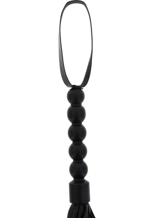 Short Beaded Flogger Whip by Hidden Desire - Happytoys Sexshop: online sex shop for Feeling Happy & Easy 😊 - Discreet geleverd