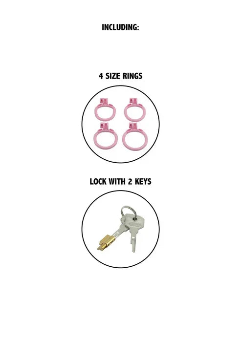 Sissy Trainer Cock Lock X-Short by Hidden Desire - Happytoys Sexshop: online sex shop for Feeling Happy & Easy 😊 - Discreet geleverd