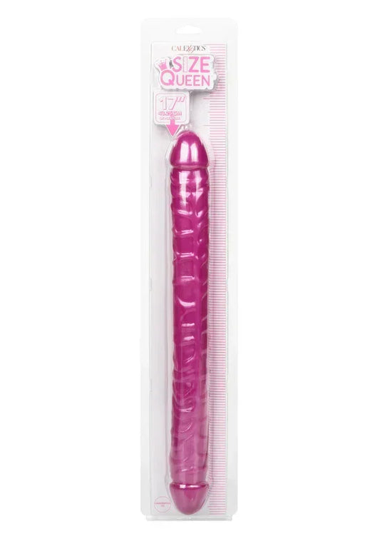 Size Queen Double Dong Pink 17 inch by CalExotics - Happytoys Sexshop: online sex shop for Feeling Happy & Easy đ - Discreet geleverd