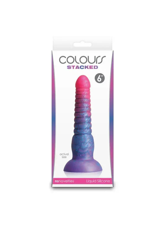 Stacked 6 inch Dildo Blue by NS Novelties - Happytoys Sexshop: online sex shop for Feeling Happy & Easy đ - Discreet geleverd
