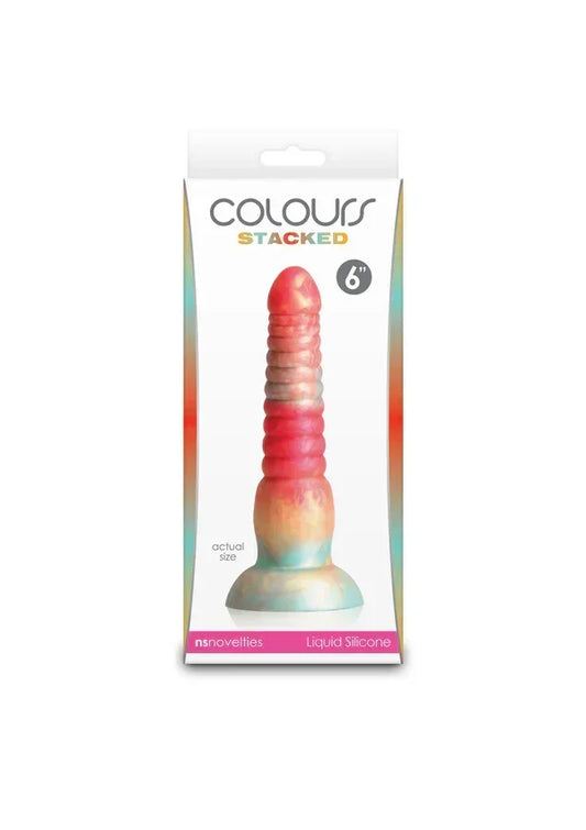 Stacked 6 inch Dildo Red by NS Novelties - Happytoys Sexshop: online sex shop for Feeling Happy & Easy đ - Discreet geleverd