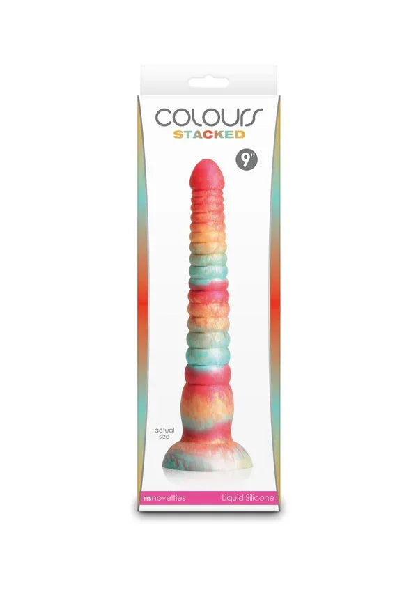Bestel: Stacked 9 inch Dildo Red by NS Novelties - bij Happytoys.nl, happytoys.be, Happytoys.ae: erotische sex webshop | liever Happy dan Easy ⭐⭐⭐⭐⭐