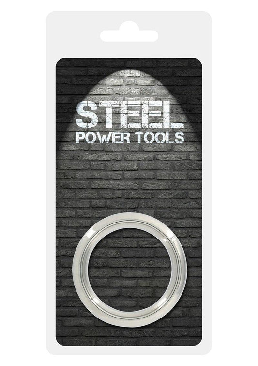 Steel Power Tools Cockring Rvs 8 mm - 40 mm - Happytoys Sexshop: Toys for Feeling Happy & Easy 😊 - Discreet geleverd