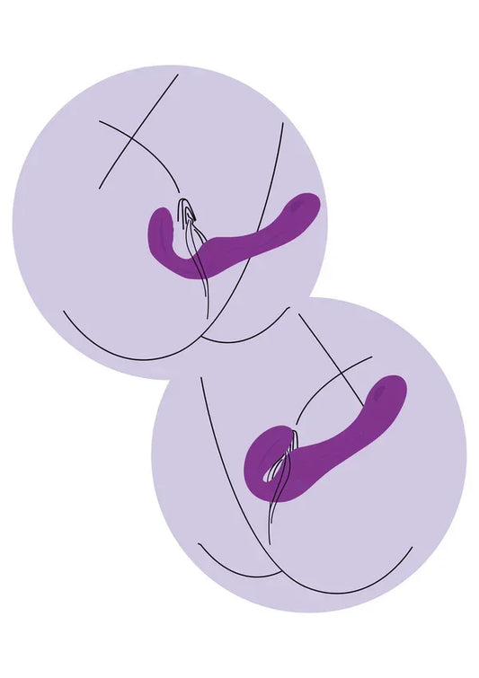 Strapless Strap-On Pulse Vibrator by Xocoon