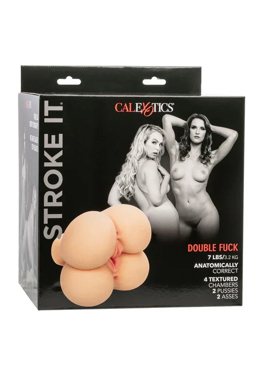 Stroke It Double Fuck by CalExotics - Happytoys Sexshop: Toys for Feeling Happy & Easy 😊 - Discreet geleverd