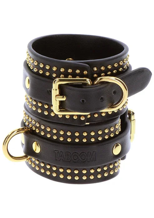Studded Ankle Cuffs Set by Taboom - Happytoys Sexshop: online sex shop for Feeling Happy & Easy 😊 - Discreet geleverd