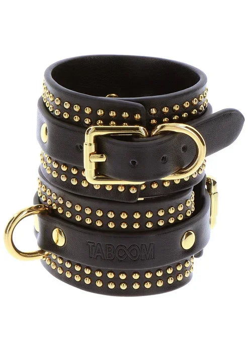Studded Ankle Cuffs Set by Taboom - Happytoys Sexshop: online sex shop for Feeling Happy & Easy π - Discreet geleverd
