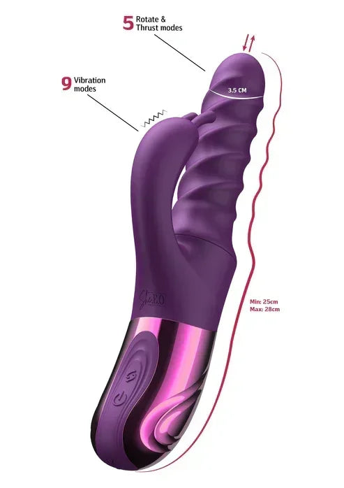 Bestel: Swirl Rabbit Vibrator by She.E.O. - bij Happytoys.nl, happytoys.be, Happytoys.ae: erotische sex webshop | liever Happy dan Easy ⭐⭐⭐⭐⭐