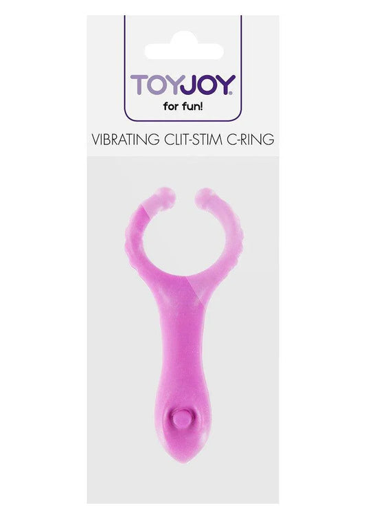 Basics Vibrating Clit-Stim C-Ring by ToyJoy - Happytoys Sexshop: Toys for Feeling Happy & Easy 😊 - Discreet geleverd