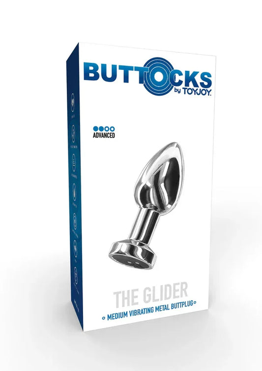 Buttocks The Glider Vibrating butPlug Medium M by ToyJoy - Happytoys Sexshop: Toys for Feeling Happy & Easy π - Discreet geleverd