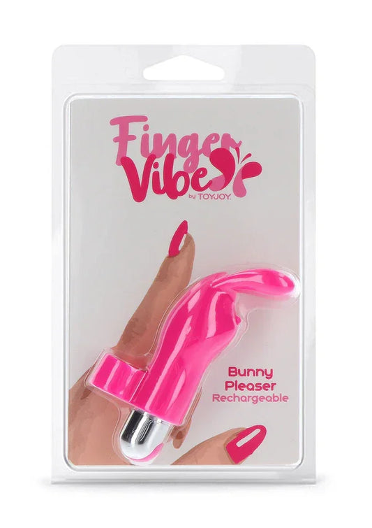Finger Vibe Bunny Pleaser Rechargeable by ToyJoy - Happytoys Sexshop: online sex shop for Feeling Happy & Easy 😊 - Discreet geleverd