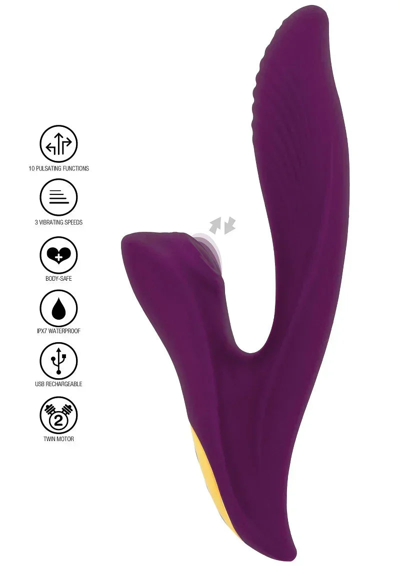 Bestel: Designer Edition Athena Tapping Sensation Vibe by ToyJoy - bij Happytoys.nl, happytoys.be, Happytoys.ae: erotische sex webshop | liever Happy dan Easy ⭐⭐⭐⭐⭐