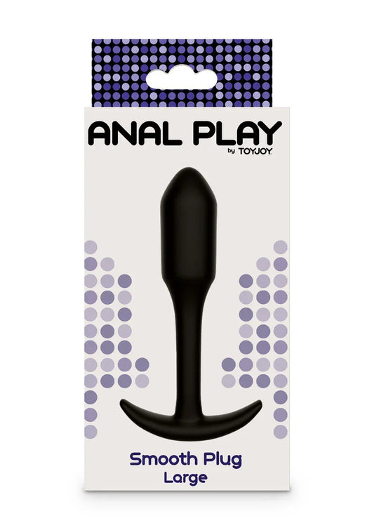 Smooth Anal Plug Large by ToyJoy - Happytoys Sexshop: Toys for Feeling Happy & Easy 😊 - Discreet geleverd