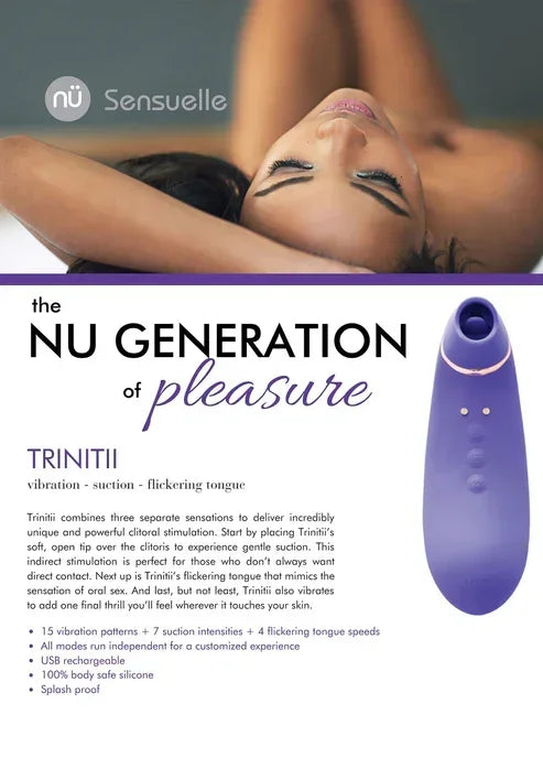 Trinitii 3 in 1 Tongue by Nu Sensuelle - Happytoys Sexshop: online sex shop for Feeling Happy & Easy ๐ - Discreet geleverd