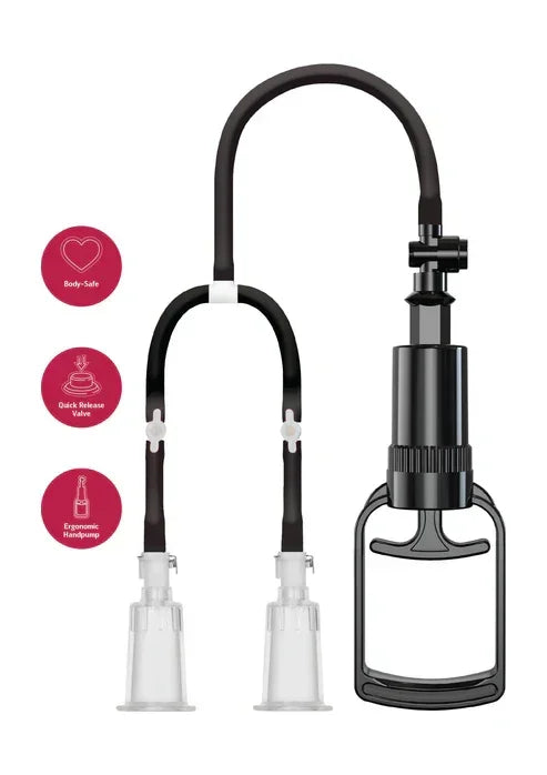 Bestel: Vacuum Nipple Pleasure Pump M/L by She.E.O. - bij Happytoys.nl, happytoys.be, Happytoys.ae: erotische sex webshop | liever Happy dan Easy ⭐⭐⭐⭐⭐