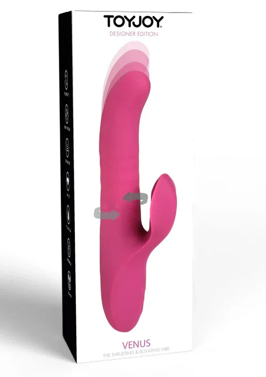 Venus Thrusting-Rotating Vibe by ToyJoy - Happytoys Sexshop: Toys for Feeling Happy & Easy 😊 - Discreet geleverd