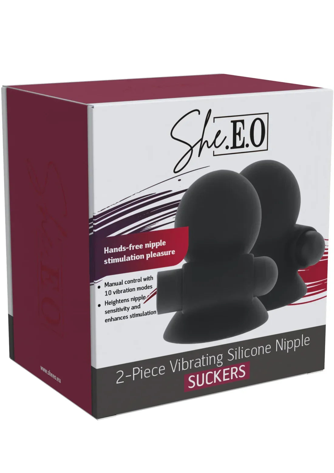 Bestel: Vibrating Nipple Suckers by She.E.O. - bij Happytoys.nl, happytoys.be, Happytoys.ae: erotische sex webshop | liever Happy dan Easy ⭐⭐⭐⭐⭐
