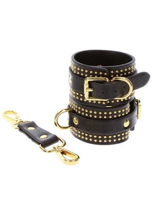 Vogue Studded Wrist Cuffs Set by Taboom - Happytoys Sexshop: online sex shop for Feeling Happy & Easy đ - Discreet geleverd