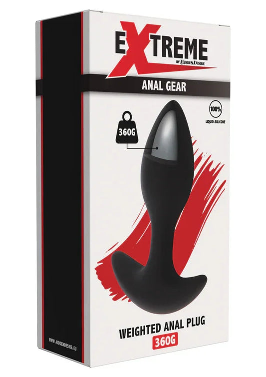 Gewichteter Analplug 360g von Hidden Desire