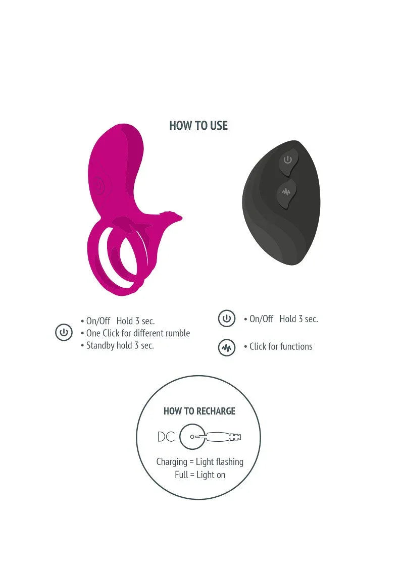 Bestel: Couples Stimulator Ring by Xocoon - bij Happytoys.nl, happytoys.be, Happytoys.ae: erotische sex webshop | liever Happy dan Easy βββββ