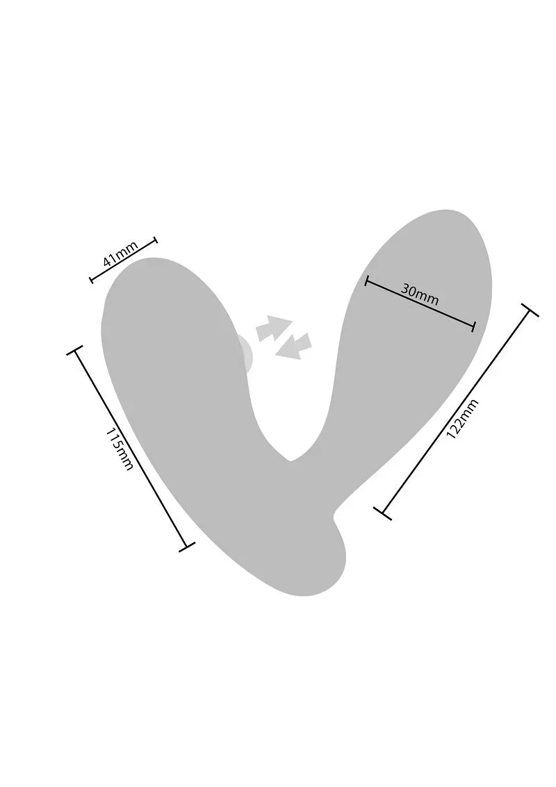 DuoVibe II Tapping Clitoris fingering Vibrator by Xocoon - Happytoys Sexshop: Toys for Feeling Happy & Easy 😊 - Discreet geleverd