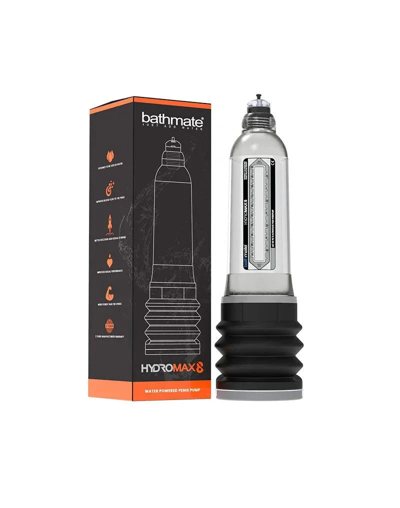 Bathmate - Hydromax 8 - Penispomp - Transparant - Happytoys Sexshop: online sex shop for Feeling Happy & Easy 😊 - Discreet geleverd