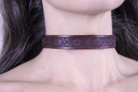 Leather Choker Jewelry For Daywear for Elegant Daywear - Happytoys Sexshop: online sex shop for Feeling Happy & Easy π - Discreet geleverd