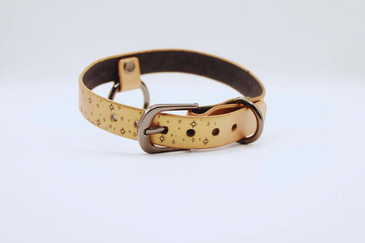 Leather Choker Moon Stars Minimalist Elegant Everyday Statement - Happytoys Sexshop: online sex shop for Feeling Happy & Easy π - Discreet geleverd