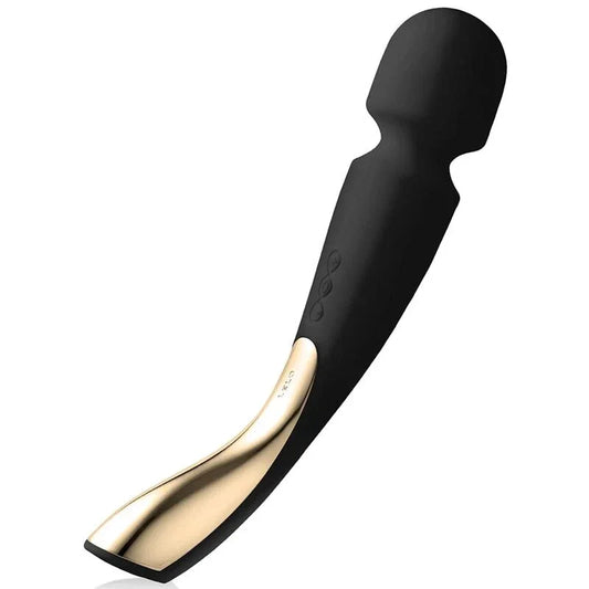 LELO - SMART MEDIUM WAND 2 BLACK MASSAGER - Happytoys Sexshop: online sex shop for Feeling Happy & Easy 😊 - Discreet geleverd