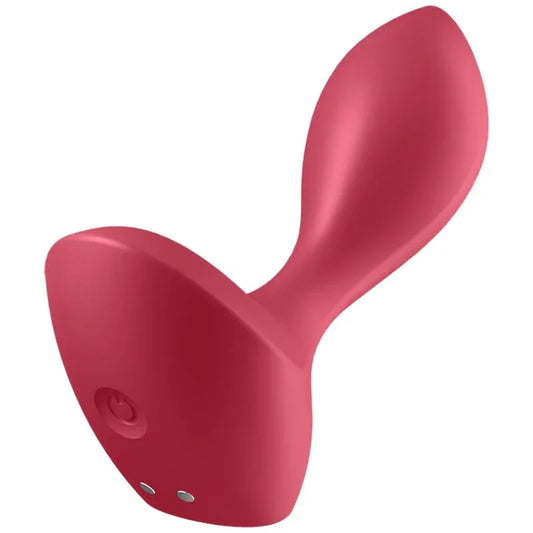 SATISFYER - BACKDOOR LOVER VIBRATING PLUG RED - Happytoys Sexshop: online sex shop for Feeling Happy & Easy π - Discreet geleverd
