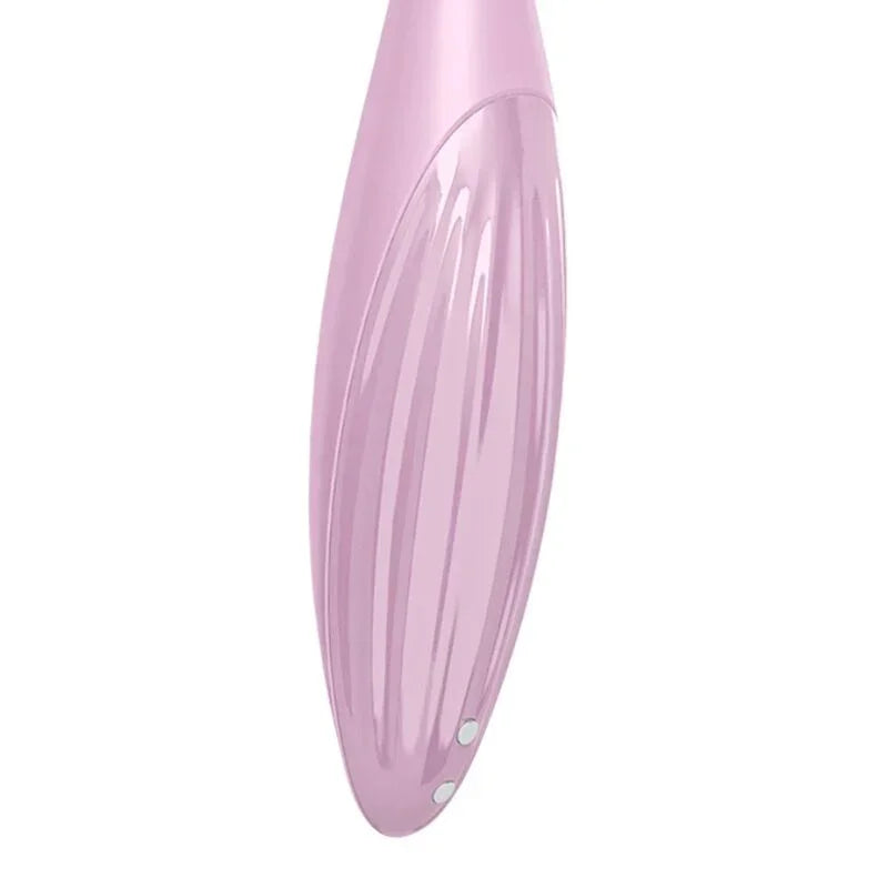 SATISFYER - TWIRLING JOY CLIT TIP VIBRATOR PINK - Happytoys Sexshop: online sex shop for Feeling Happy & Easy 😊 - Discreet geleverd