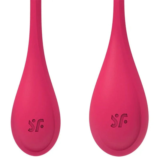 SATISFYER - YONI POWER 1 TRAINING SET RED - Happytoys Sexshop: online sex shop for Feeling Happy & Easy 😊 - Discreet geleverd