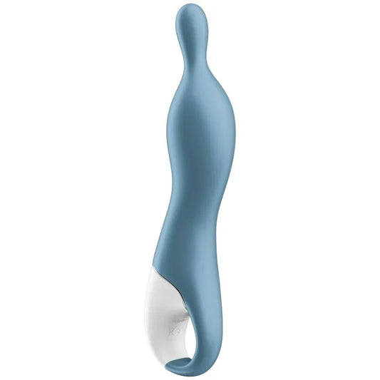 SATISFYER - AMAZING 1 ASPOT VIBRATOR BLUE - Happytoys Sexshop: online sex shop for Feeling Happy & Easy 😊 - Discreet geleverd