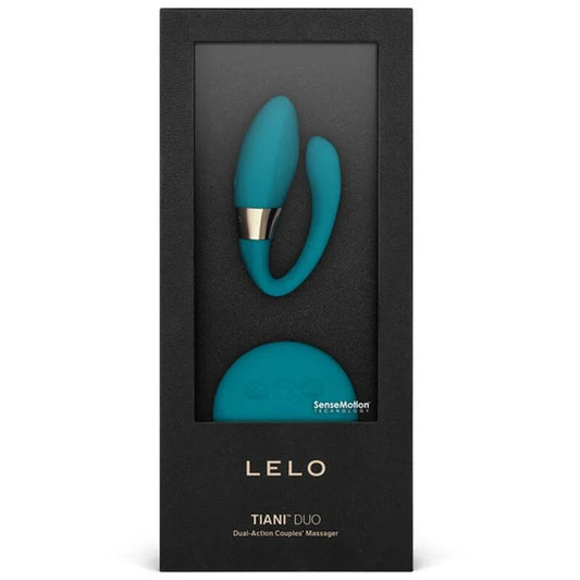 LELO - TIANI DUO BLUE COUPLES MASSAGER - Happytoys Sexshop: online sex shop for Feeling Happy & Easy 😊 - Discreet geleverd