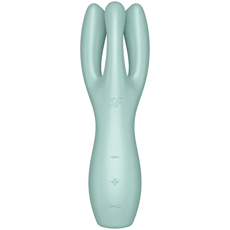 SATISFYER - THREESOME 3 VIBRATOR PINK - Happytoys Sexshop: online sex shop for Feeling Happy & Easy π - Discreet geleverd