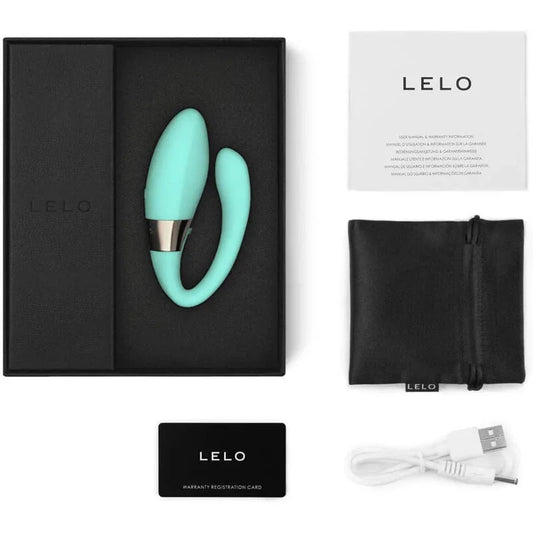 LELO - TIANI HARMONY AQUA GREEN COUPLE MASSAGER - Happytoys Sexshop: online sex shop for Feeling Happy & Easy 😊 - Discreet geleverd